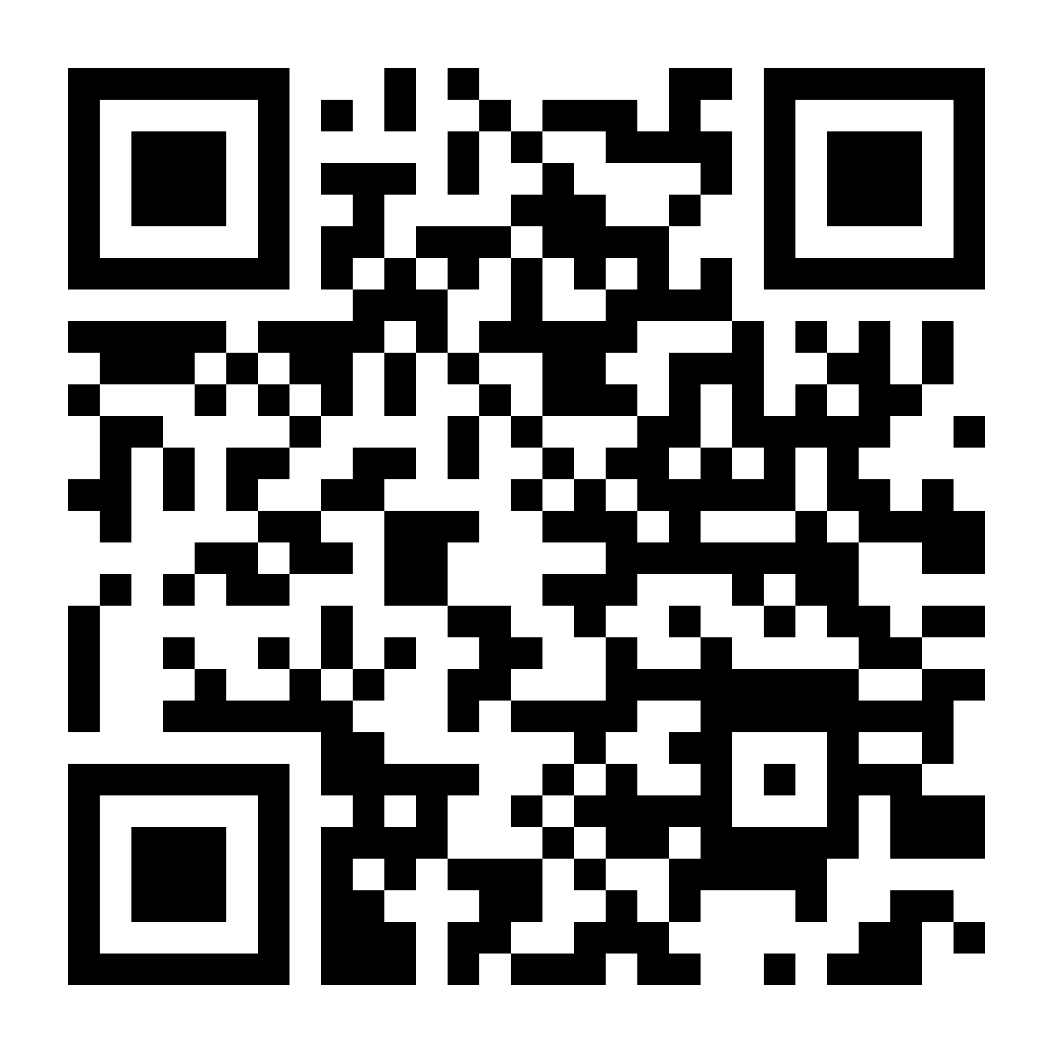 QR Code for our booking system.