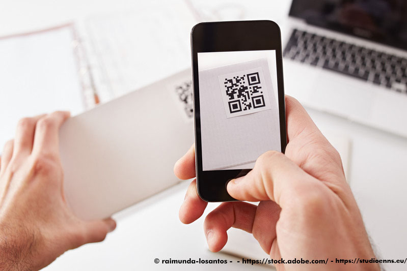 QR Code for for our homepage www.studioenns.eu